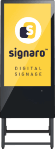 Stand-Alone 5 Digitales Schild mit Signaro-Logo