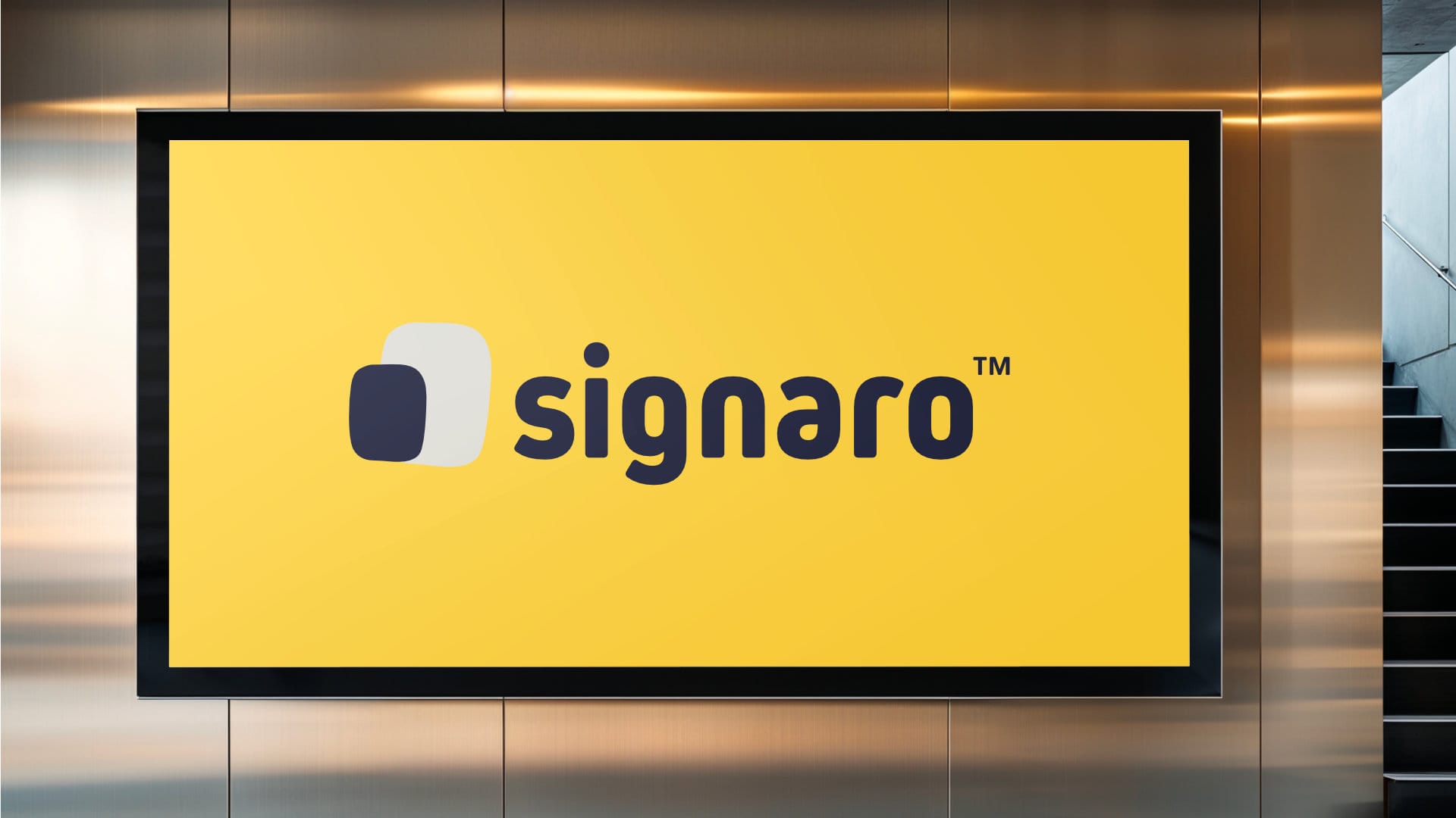 Signaro – Unsere neue Digital Signage Marke